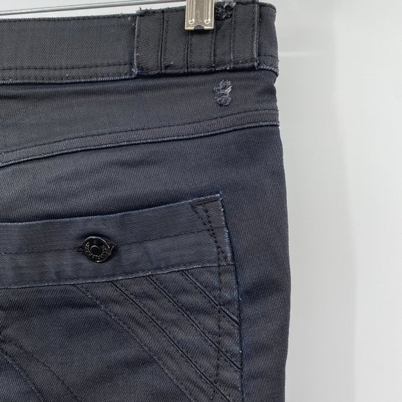 STRETCH SKINNY JEANS BLACK WOMENS SIZE 28 - Picture 6 of 6